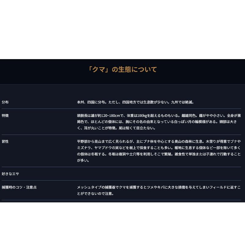 E type No.701 KM-1 約D1905×W715×H720mm 約93.8kg 熊 ツキノワグマ クマ くま ドラム式 捕獲器 退治 撃退 害獣駆除 日本製 栄工業 T野 代引不可 |  | 03