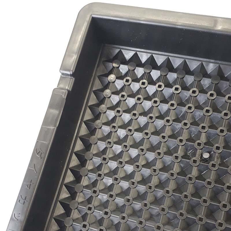 苗箱 稲作用 15枚 楽天市場】10枚 育苗箱 水稲用 中苗用 S-5型 586×284×30mm 穴径