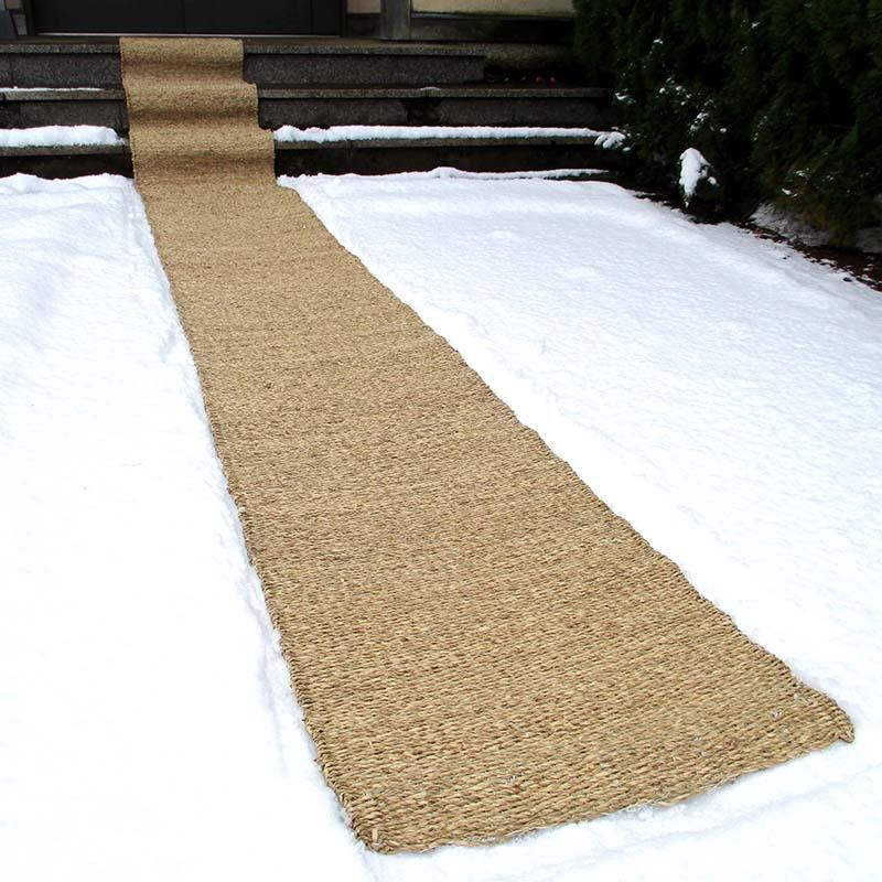 ロング コンパル 滑り止マット 幅50cm 長さ5m 雪 滑りにくい安心な通路を確保 滑り止めマット アサノヤ産業 DZ | アサノヤ産業