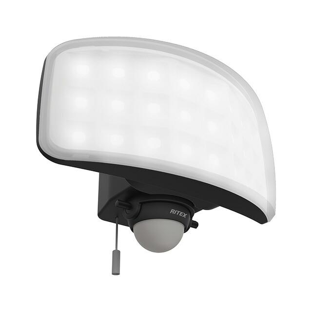 ムサシ RITEX 27W ワイド フリーアーム式 LEDセンサーライト LED-AC1027 431029 防犯ライト 屋内 屋外 用 センサーライト 屋外 led 福KD | 