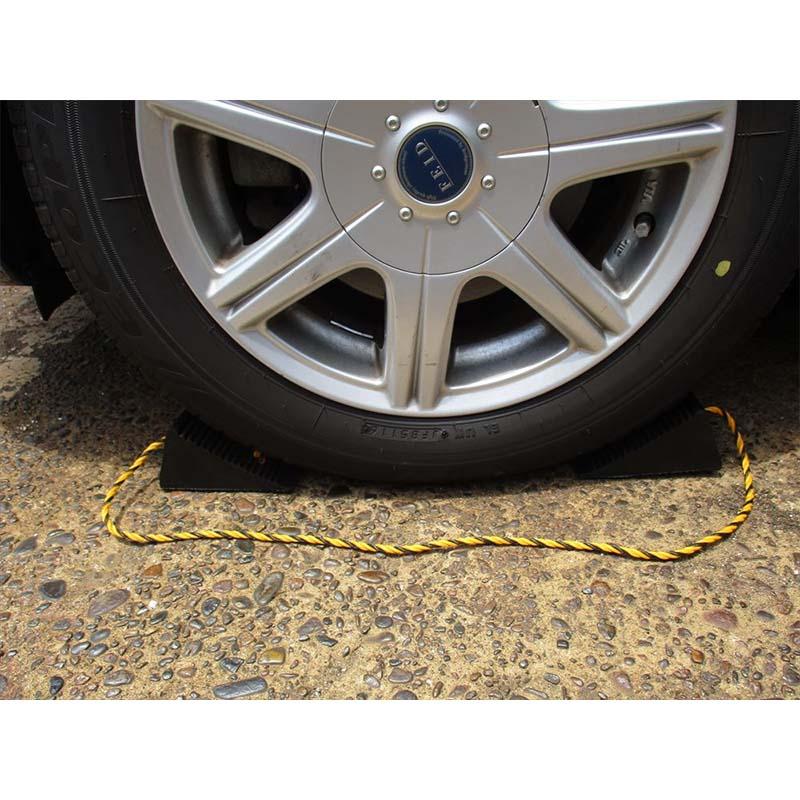 トラロープ タイヤストッパー 2個入り 軽〜普通自動車対応 コンパル アサノヤ産業 D | アサノヤ産業 | 01