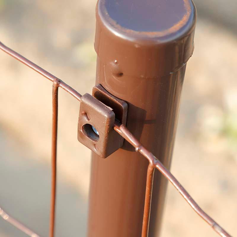 支柱のみ 茶 アニマルフェンス 1.5m用 支柱11本 ブラウン 景観対策 プラスワイズ シN 代引不可 BRF15 | SHINSEI | 05