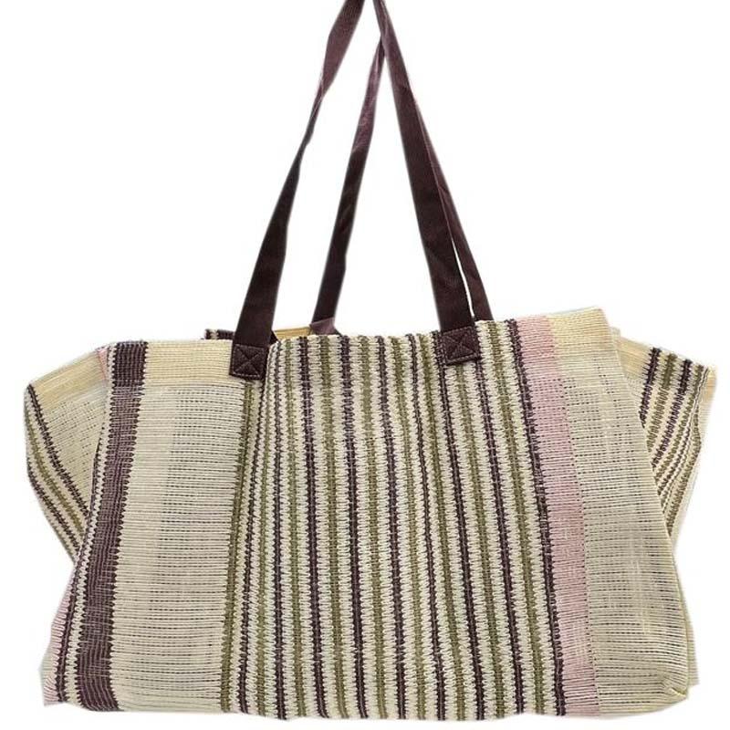 メッシュキャリーバッグ Lサイズ アイボリー 53cm×35cm 約66L SD4 日本ワイドクロス エコバック レジャーバック タS 代引不可 | 