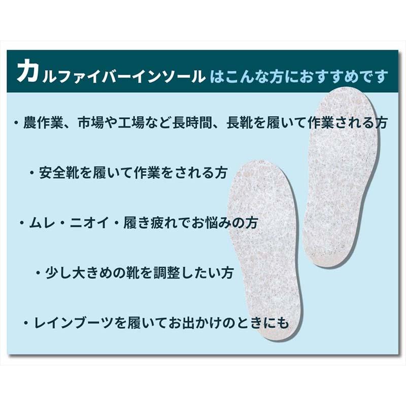 カルファイバーインソール 長靴用中敷き 足むれ対策 ムレ防止 洗える 快適 レインブーツ スノーシューズ ワークブーツ 安全靴に パネフリ タS DZ |  | 06