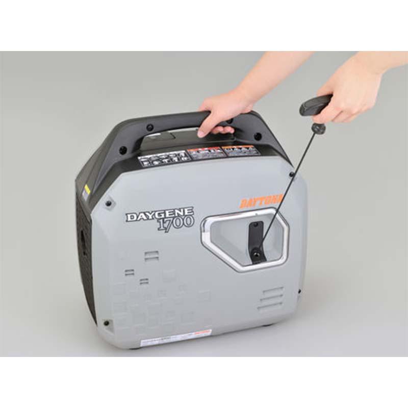 デイジェネ1700 デイトナ 1700VA 静音型 インバーター 発電機 55001 リコイルスターター式 DAYGENE1700 DAYTONA D |  | 02