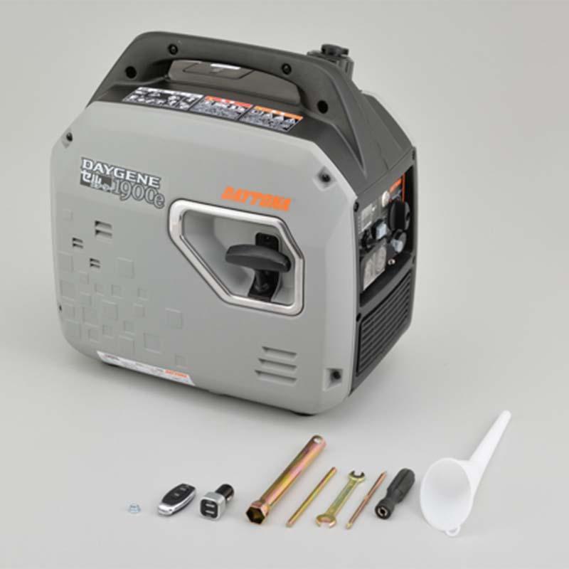 ダイジェネ1900 デイトナ 1900VA 静音型 インバーター 発電機 29965 セル&リコイル式 DAYGENE1900 DAITONA D | 