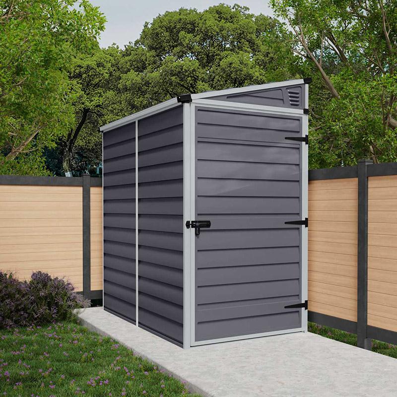 スカイライト ペント W118cm × D175cm ダークグレー 物置 小型 収納庫 屋外 おしゃれ ポリカーボネート ストレージ サイクルポート DIY カノピア Wセ 代引不可 |  | 01