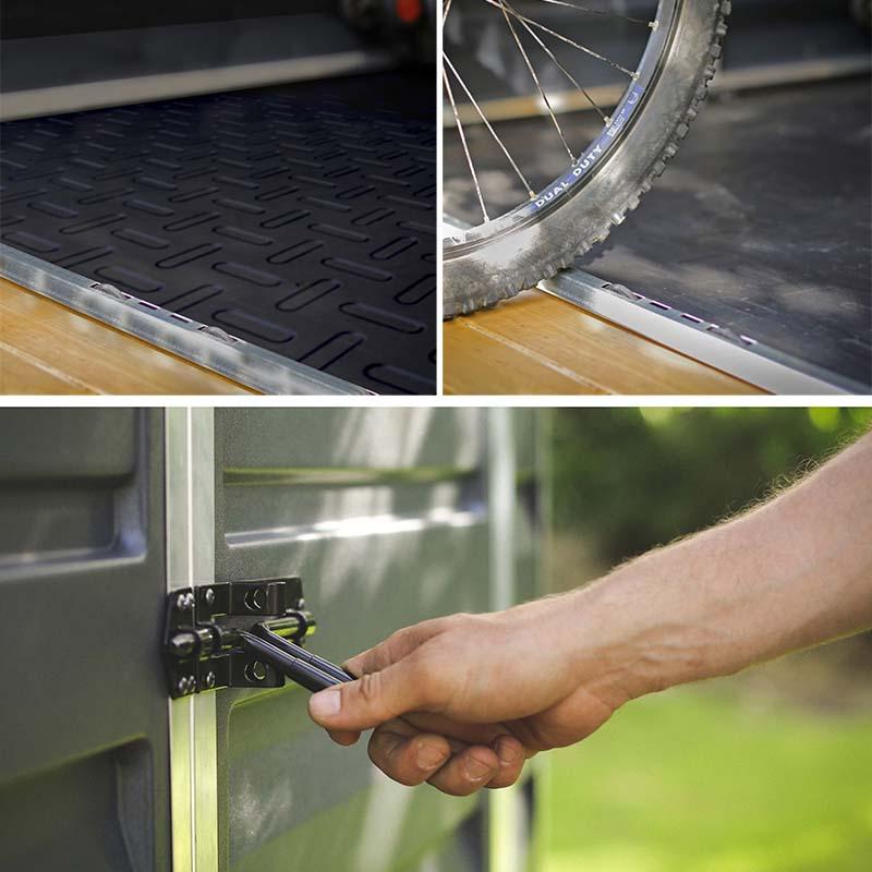 スカイライト 4×6 121cm×177cm ミッドナイトグレー 物置 収納庫 屋外 おしゃれ ポリカーボネート ストレージ サイクルポート DIY カノピア Wセ 代引不可 |  | 04