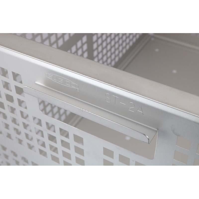 軽量ステンレスコンテナ ST-2A290 側面高通気タイプ 515×340×H290mm 丈夫で長持ち 食品工場 収穫 水切り 洗浄 運搬 保管 スギコ産業 代引不可 |  | 02
