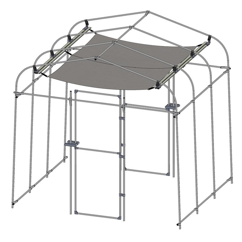 ビニスライダー 内部遮光システム 1坪ハウス仕様 ビニールハウス 暑さ対策 遮光 遮熱 佐藤産業 SATOH タS 代引不可 |  | 02