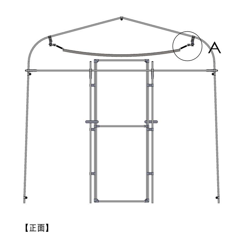 ビニスライダー 内部遮光システム 1坪ハウス仕様 ビニールハウス 暑さ対策 遮光 遮熱 佐藤産業 SATOH タS 代引不可 |  | 04