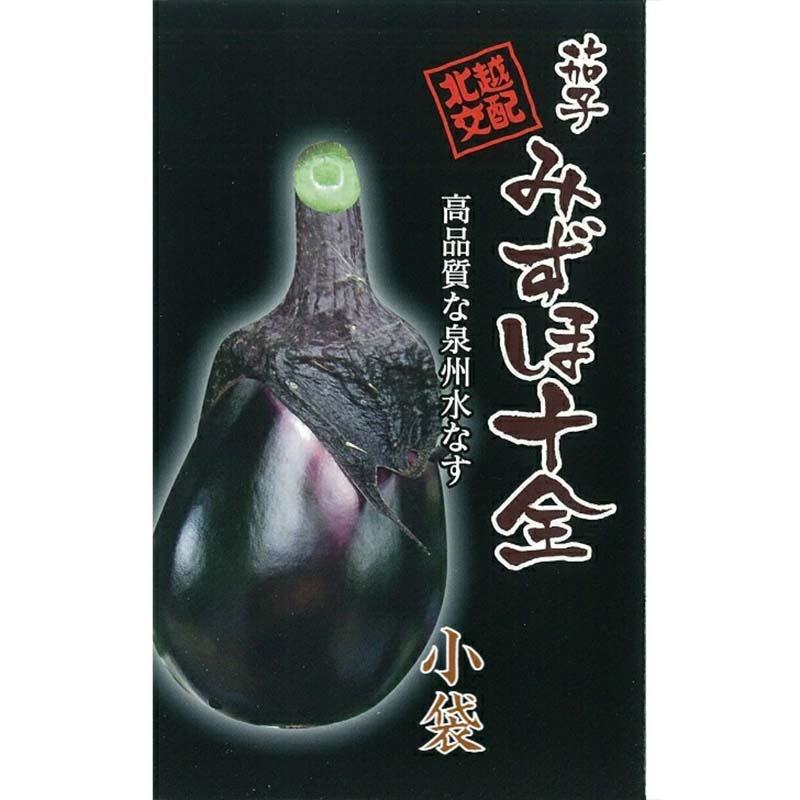 種子 0.6ml ナス みずほ十全 小袋 北越交配 栽培用 野菜タネ 野菜種子 野菜のタネ なす 茄子 北越農事 D | 
