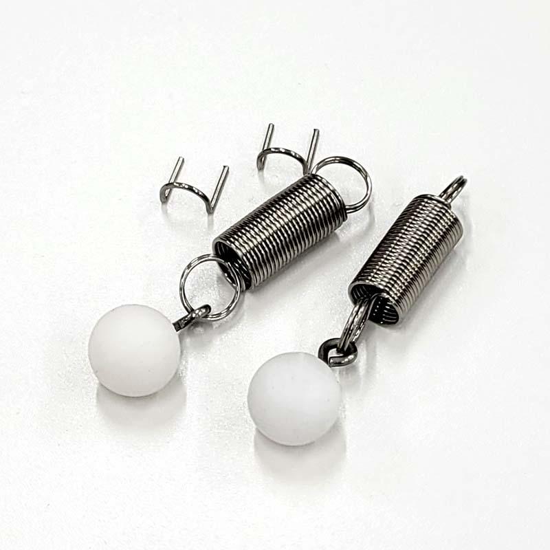 部品のみ POM鳴子セット [POM鳴子・引バネ・ワイヤーピン] (鹿けもの警報器用 鹿けものおどし用 イノシシびっくり用 もぐら追出し用) 大樹トレーディング 新EDZ | 