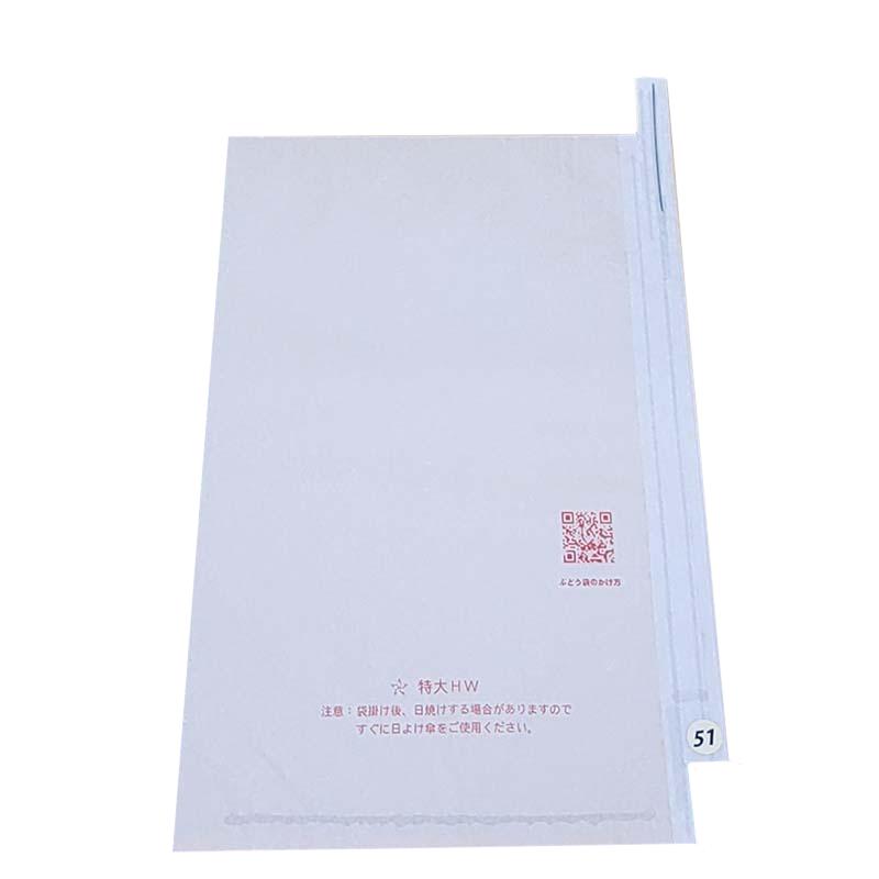 2000枚 果実袋 特大 HW 透け透け 段有 Hグレープ 240×360mm 553643 4570123992712 ブドウ ぶどう用掛袋 星野 代引不可 | 