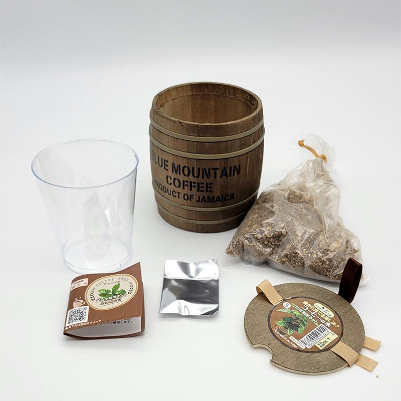 コーヒーの木 バレル栽培キット S 種から育てる栽培セット おしゃれ かわいい フォレスト カ園 DZ |  | 01