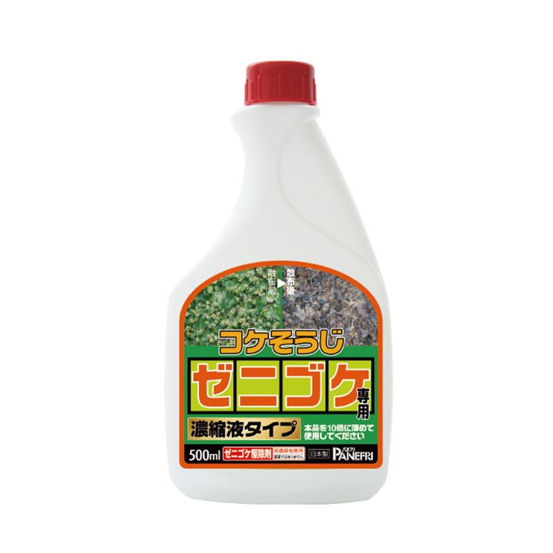 6本 コケそうじ ゼニゴケ専用濃縮液 500ml 駆除 コケ掃除 こけ 苔 コケ 落とし 掃除 そうじ コンクリート タイル パネフリ タS 代引不可 | 