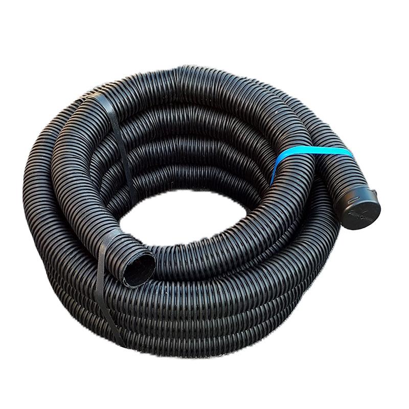 Φ60 内径60mm×10ｍ 暗渠排水パイプ 暗渠パイプ 暗渠パイプ 直径60mm 10m 有孔 キャップ付 PE暗渠排水管 穴あき二重壁