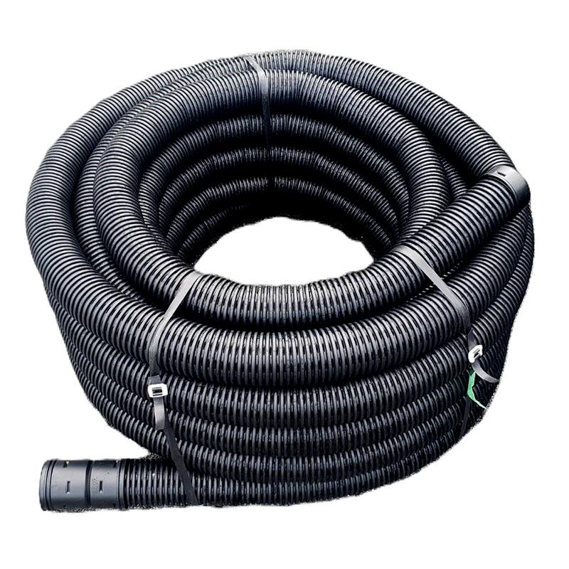 暗渠パイプ 直径75mm 30m 有孔 キャップ付 ソケット付 PE暗渠