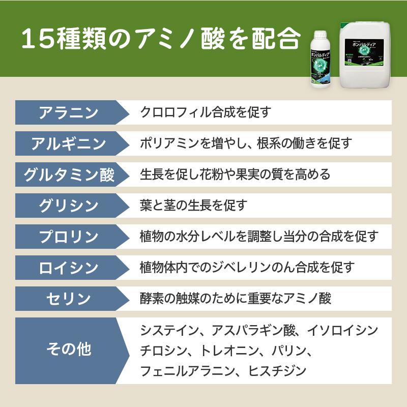 ボンバルディア 20L BOMBARDIER 有機活力液肥 ハイポネックス HYPONEX バイオスティミュラント資材 免疫力 成長力 向上 アミノ酸 フルボ酸 タS D | ハイポネックス | 09