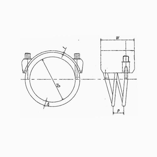 SN パワーロックバンド 呼径 65mm 右巻ホース用 サクションホース・取付バンド シBD |  | 01
