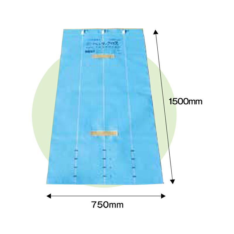 収穫布 ベンリークロス 大紀産業 H750×1500 ブルー 収穫袋 収穫 袋 道具 織布 通気性 ムレない 水上げ 葉タバコ 花卉 長ネギ 枝豆 農業 農園 園芸 畑作 DZ |  | 01