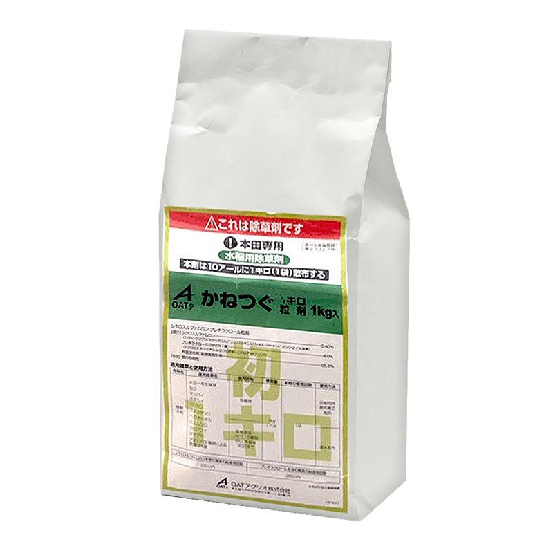 12袋 かねつぐ1キロ粒剤 1kg 水稲用初期除草剤 農薬 OATアグリオ Vデ 個人宅配送不可 代引不可 | 