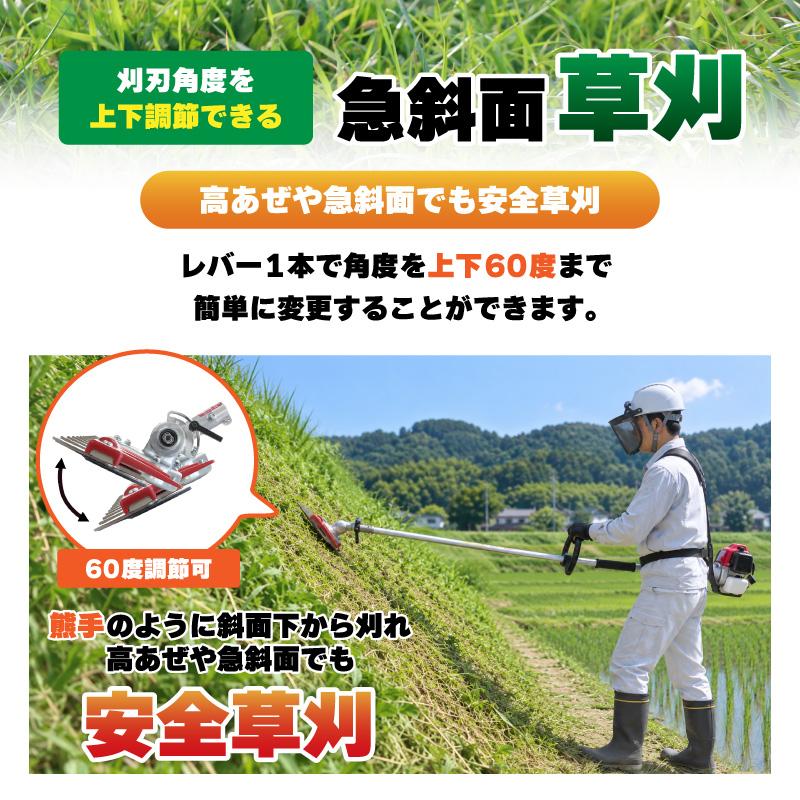 T型バリカン400 N-854 刈幅400mm 刈払機取付用 草刈り 刈込み 除草 刈払 刈払機 雑草 園芸 アタッチメント 飛散防止 上下刃往復方式 ニシガキ工業 三冨D |  | 05