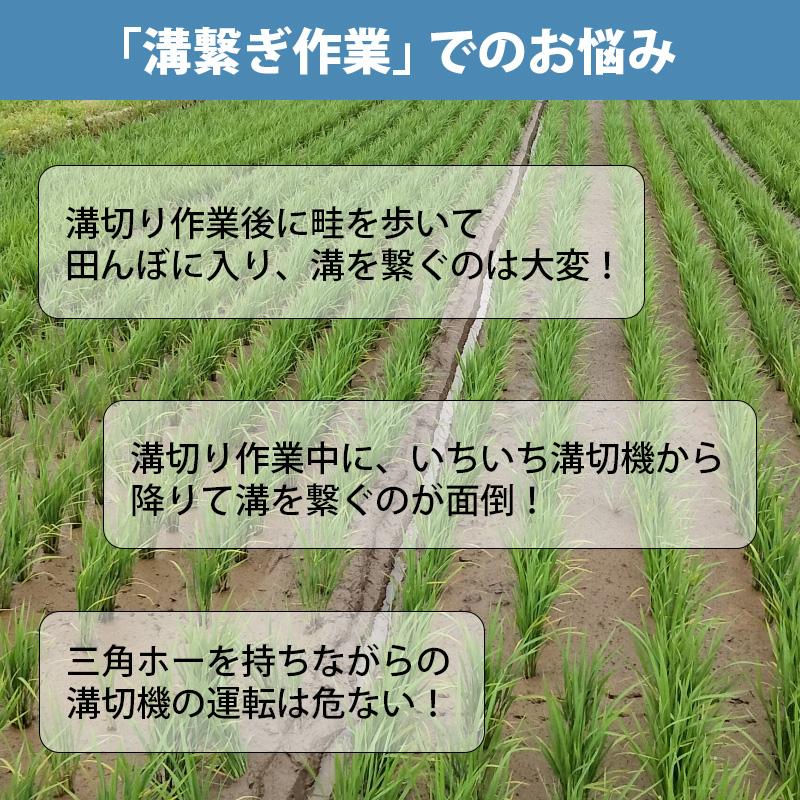 オプション部品 溝繋ぎ装置 T-1 大竹製作所 のるたん用オプション 溝つなぎ 溝切り 溝きり機 溝切機 田んぼ 中干し 溝切り機 オK DZ |  | 02