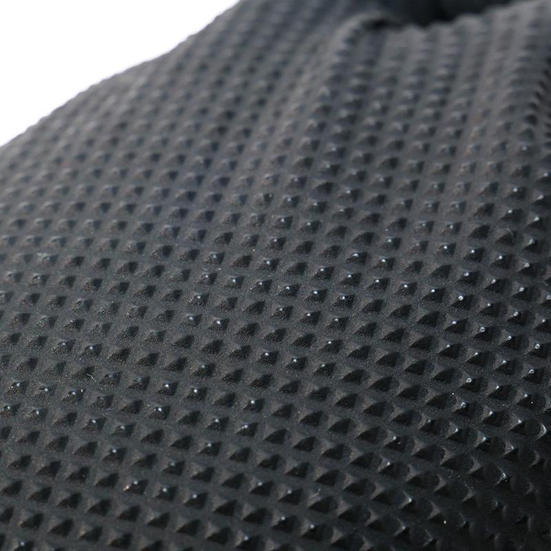 ニトリル手袋 50枚入 FT-382110 ブラック 厚手 エンボス付 ディスポーザー手袋 黒 ニトリルゴム パウダーフリー 防水 耐油 使い捨て カヴァーワーク D |  | 02