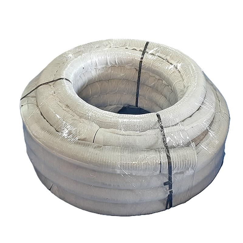 透水シート巻 暗渠パイプ 直径50mm 100m 有孔 キャップ付 ソケット付 PE暗渠排水管 穴あき二重壁 水はけ 水たまり解消 T産 代引不可 |  | 02