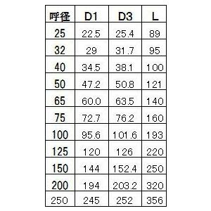 ホースニップル ストレート SN 継手 呼径100 クロメートメッキ処理 シBD |  | 02