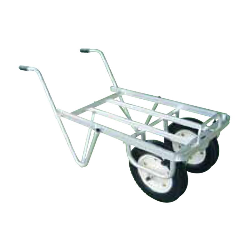 アルコン ダブル F23-W アルミ組立式アルコン 二輪車 台車 運搬車 アルミス 代引不可 | 