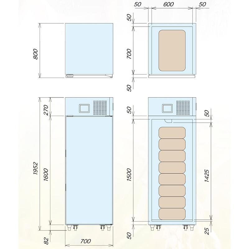 保冷庫 KRほれい子ちゃん Cタイプ KRHC-CH 関東冷熱工業 630L 8袋用 貯蔵庫 保管庫 玄米 飲料 保管 保存 本州限定販売 代引不可 |  | 02