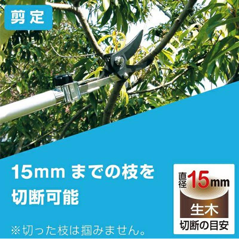 高枝切りバサミ アルス ズームチョキチルトR剪定タイプショート2.0 180ZTR-2.0-3D 福KD |  | 04