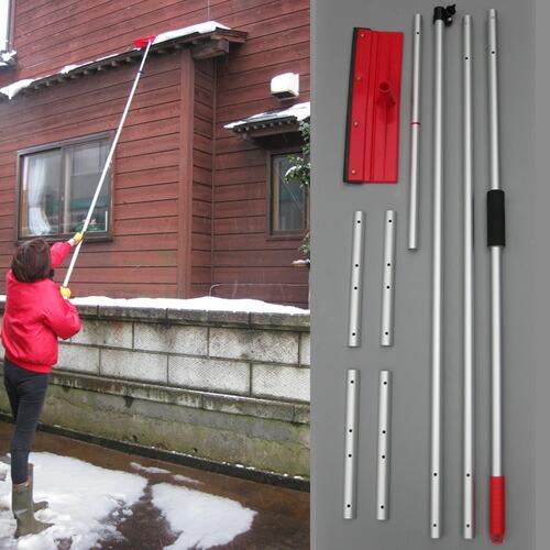 5m コンパル ひさし 屋根雪落とし 5.0m 5本継 組立式 除雪 雪かき 雪庇落とし 雪下ろし カーポート アサノヤ産業 D |  | 01