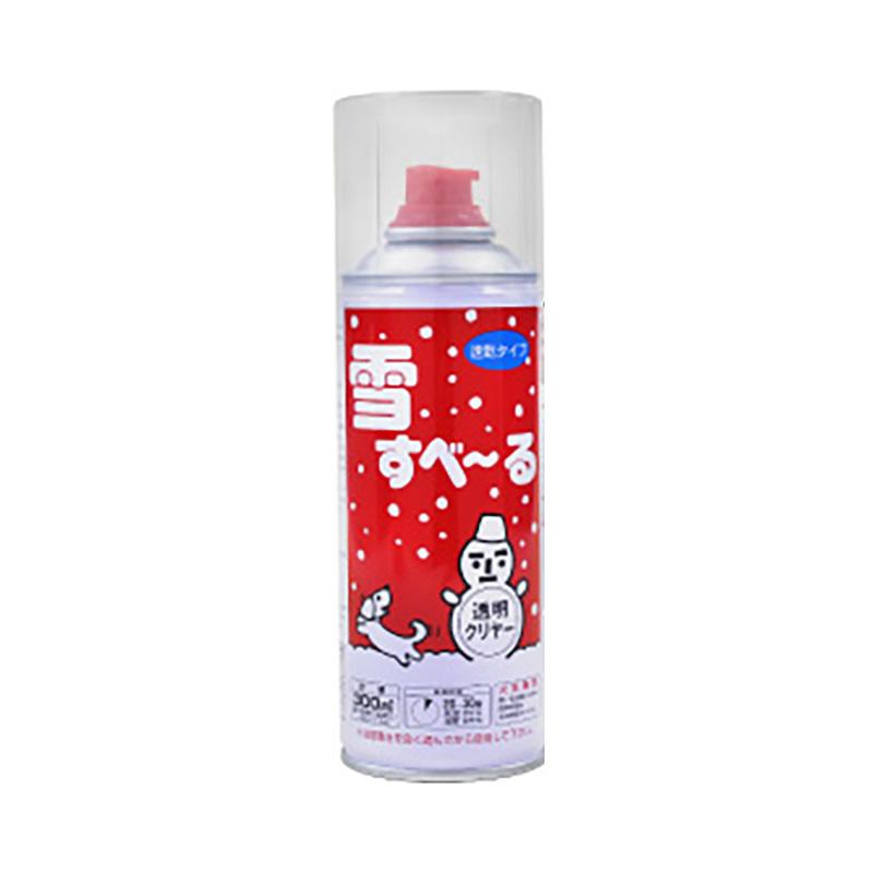 雪すべ〜る 300ml クリア アトム新潟塗料販売 離接スプレー 雪すべーる 雪滑る 除雪 スプレー 中GH | 