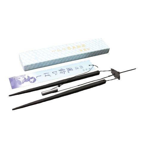 開運風鈴ひばし 厄除け 健康 長寿 運気 厄年 火箸 風鐸 魔除け プレゼント 贈り物 清水製作所 三冨DZ | 