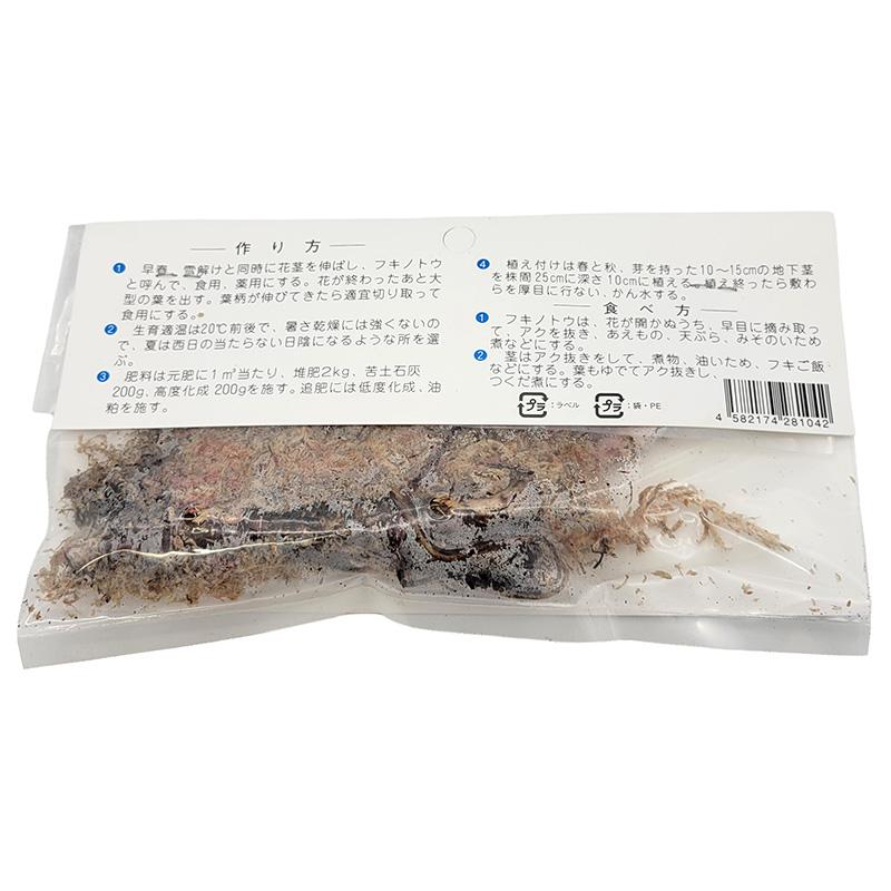 1袋 1〜2株 栽培用 ふき ふきのとう 山ぶき ふうき 山野草 野草 山菜 球根 種用 吉S DZ |  | 01