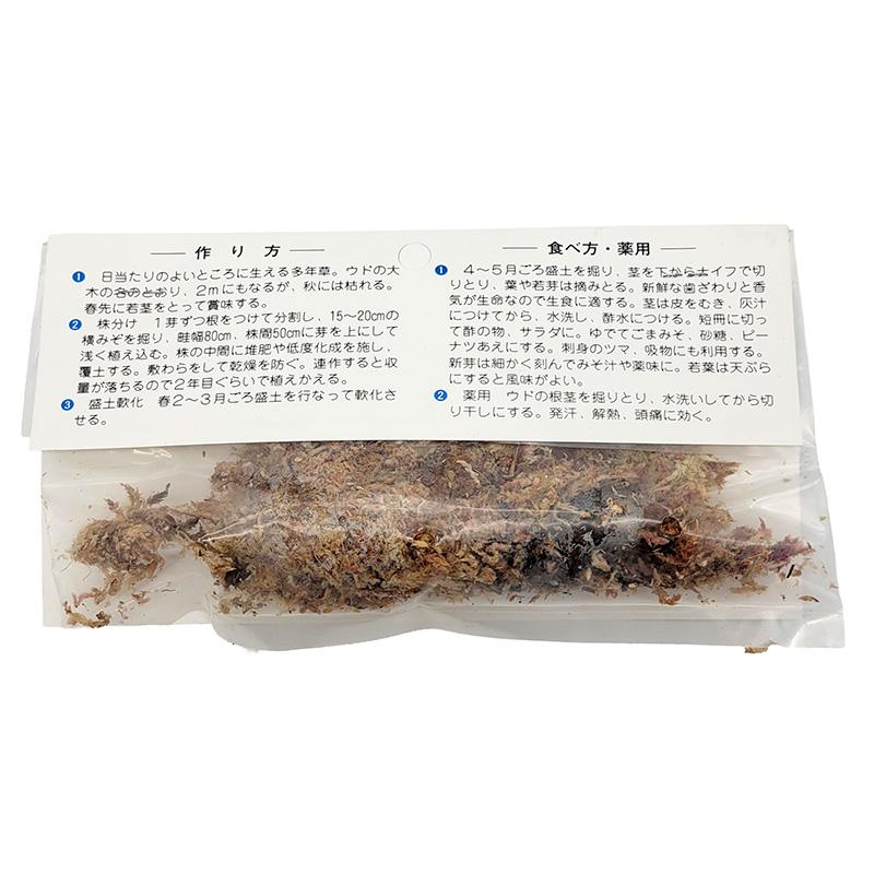 1袋 1株 栽培用 山うど しが やまくじら 山野草 野草 山菜 球根 種用 吉S DZ |  | 01