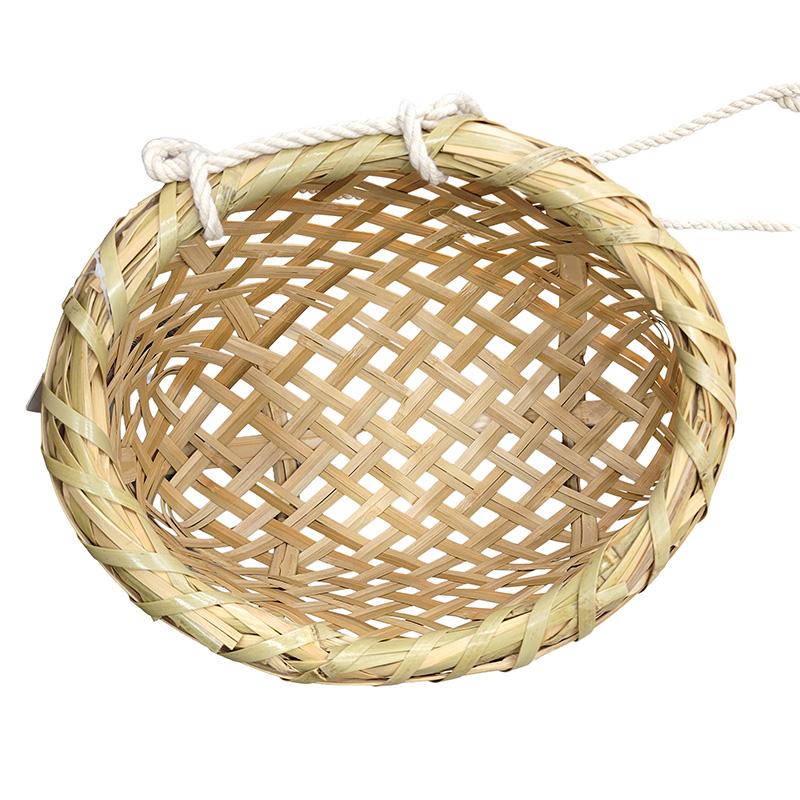 腰籠 紐付き F045 J100 加藤伝蔵商店 27cm×21cm×高さ22cm 竹製 収穫かご 竹籠 D |  | 02