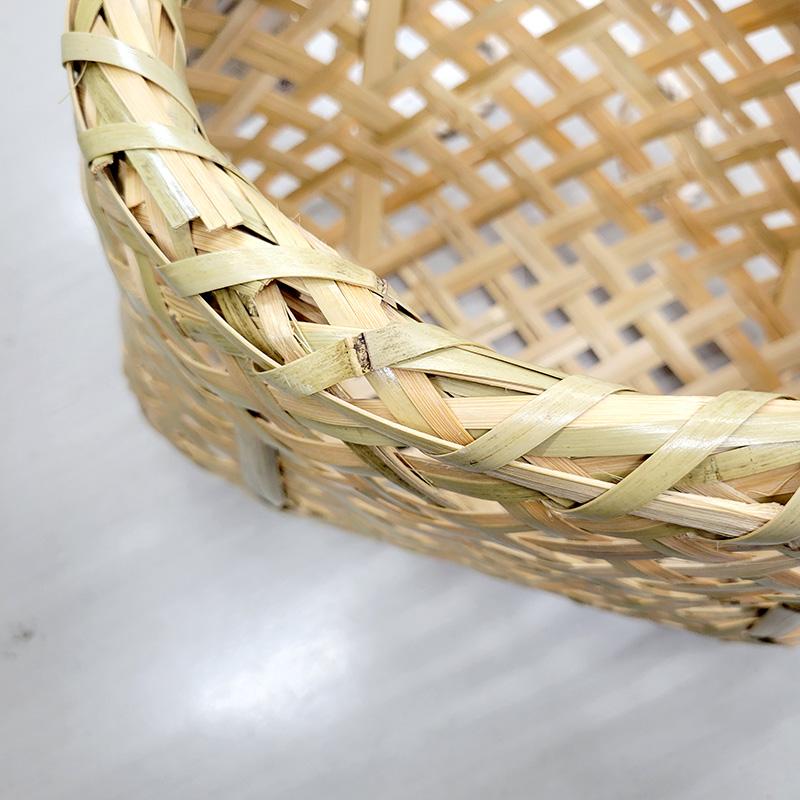 腰籠 紐付き F045 J100 加藤伝蔵商店 27cm×21cm×高さ22cm 竹製 収穫かご 竹籠 D |  | 04
