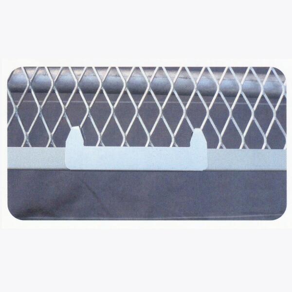 エキスパンドメタル 端面カバー つなぎ材 50個入 エキスパンド メタル 農業 作業台 育苗用エキスパンドメタル メグリーン タSD | 