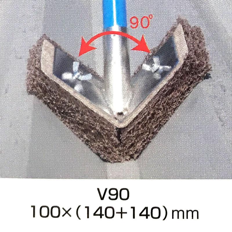あしつけ棒 ケレン棒 屋根・壁 研磨 AB0-2 V90 パッド付 シャイネックス 高KD |  | 02