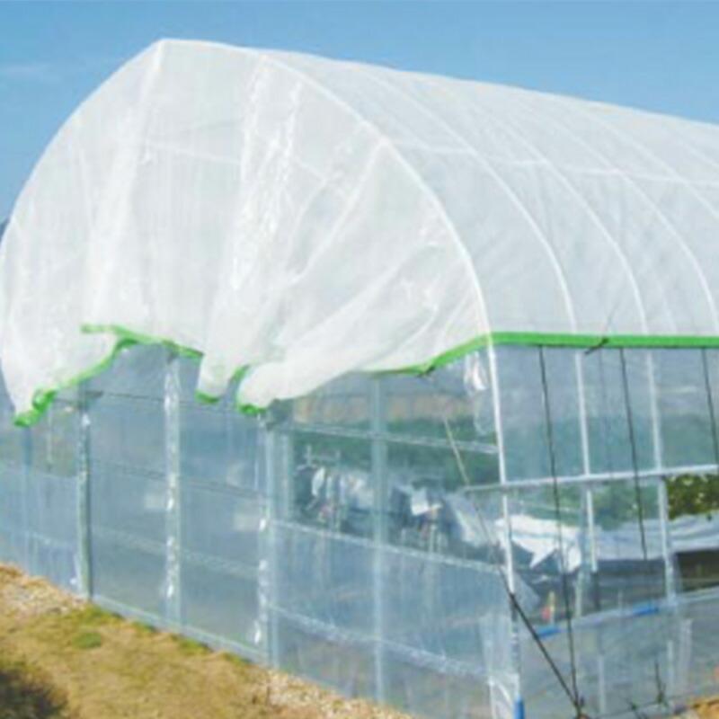 3本 ロール ハウス用 遮熱・遮光ネット 涼感ホワイト50 遮光率45％〜50% 1m×100m タキイ 暑さ対策 可視光透過 タS 代引不可 | 