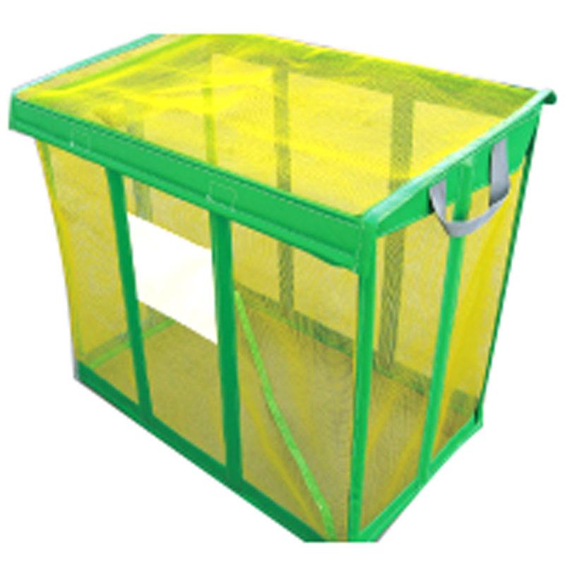 底なし ペタール ストッカー ネット ゴミ 900×600×800mm 目合6mm ライトグリーン 日本マタイ 北海道不可 代引不可 |  | 01