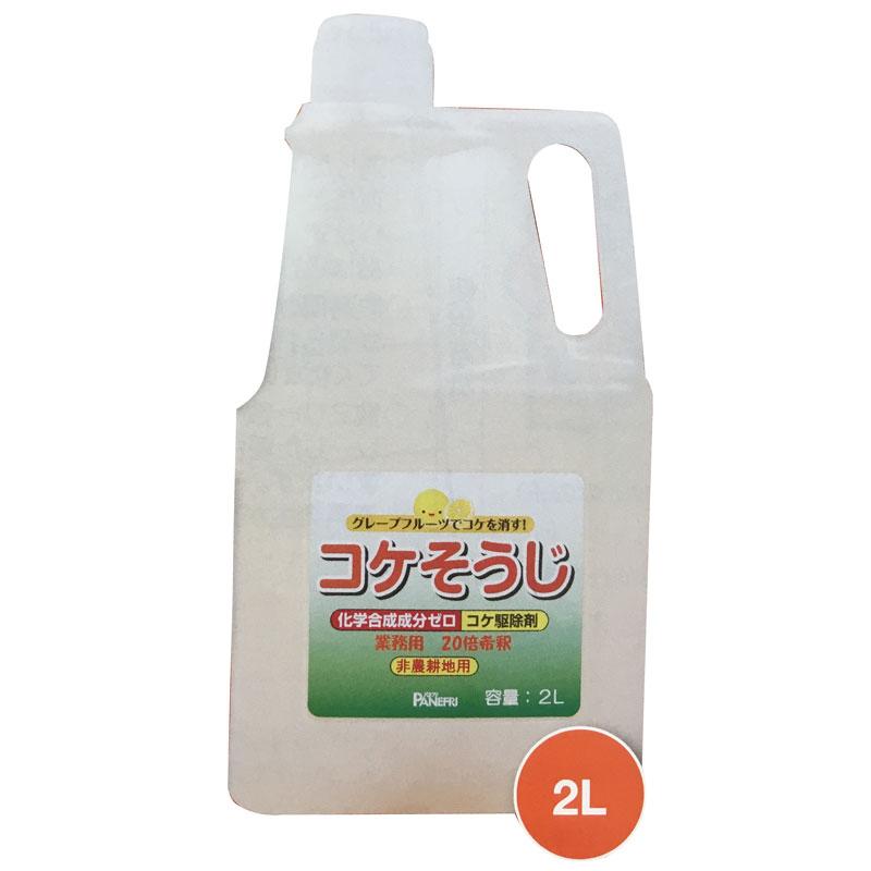 4本入り コケそうじ 2L 業務用濃縮液 濃縮タイプ 20倍希釈用 GSE イシクラゲ 除去 駆除 パネフリ タS DZ | 