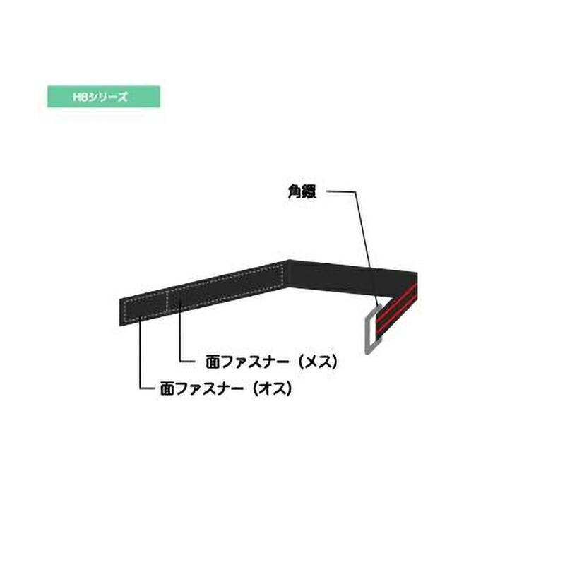 10本 エコベルト ビニールパレット用 HB-S 幅5cm 長さ430cm 赤 パレット用ベルト エコシステム カ施 代引不可 |  | 01
