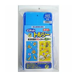 24袋 ビタットトルシー ネット付 M25枚入(青色) 100×230mm 害虫捕獲粘着紙 一色本店 D | 
