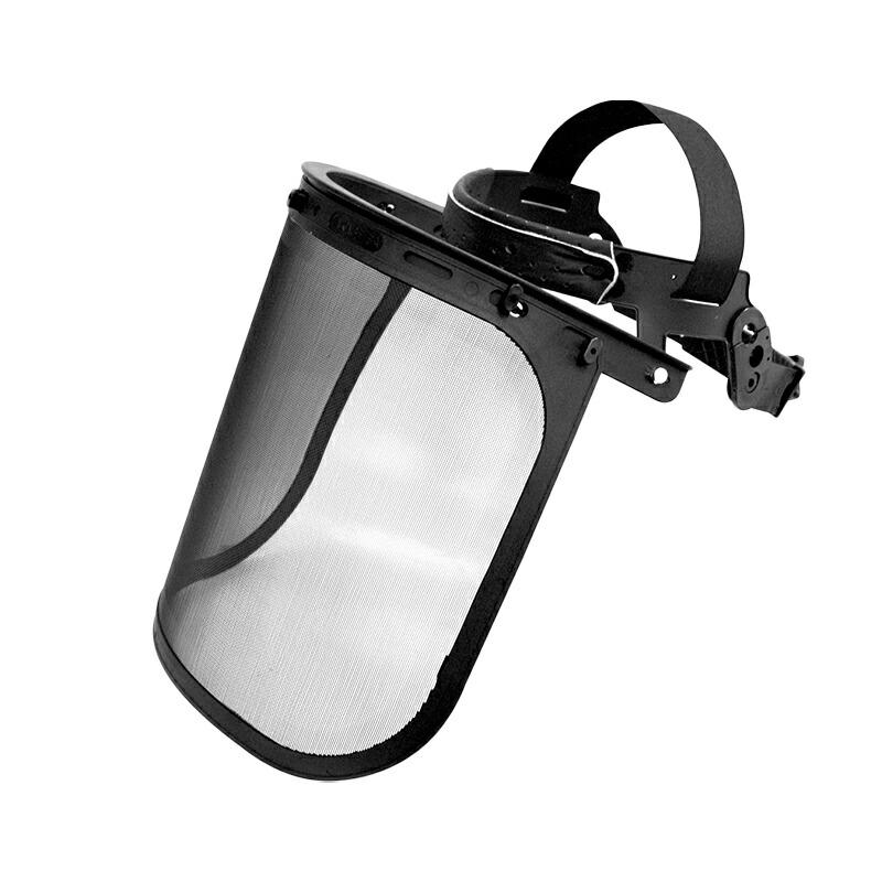 刈払機用 麦わら帽子がかぶれるフェイスプロテクター No.2745 メッシュ 刈払機 草刈 高芝ギムネ 三冨D | 