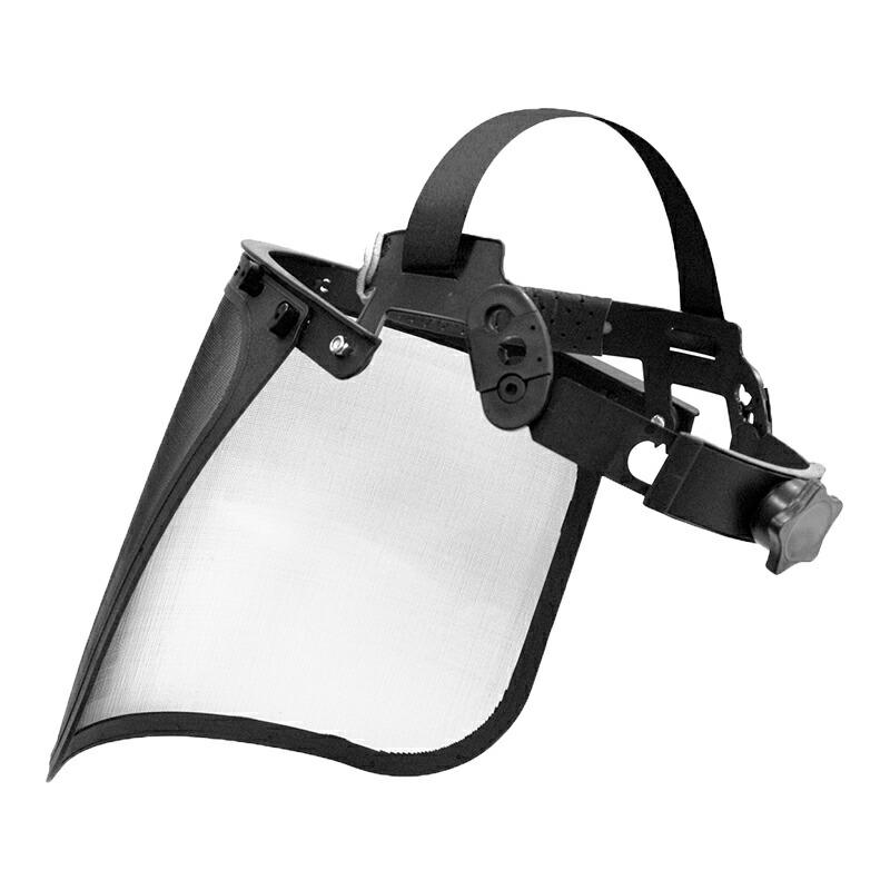 刈払機用 麦わら帽子がかぶれるフェイスプロテクター No.2745 メッシュ 刈払機 草刈 高芝ギムネ 三冨D |  | 01